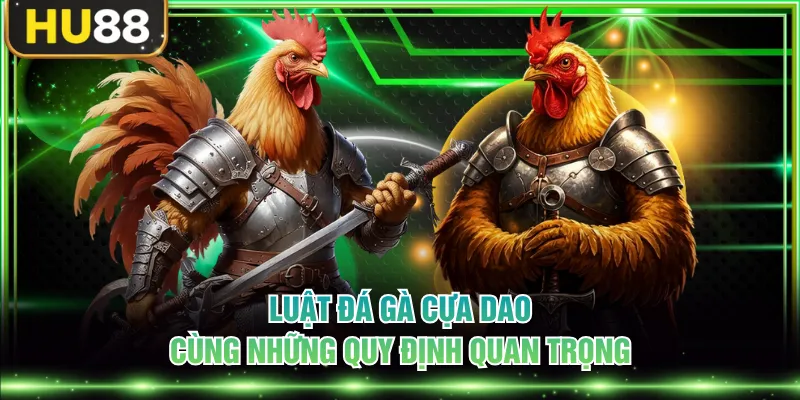 Luật đá gà cựa dao cùng những quy định quan trọng